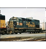 Now apparently a GCFX leasor, this Western veteran helps pull roadrailers South to East Point, Ga.